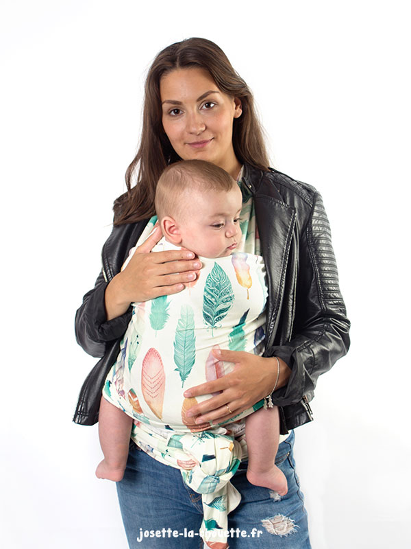 Porte bebe evolutif Josette la chouette