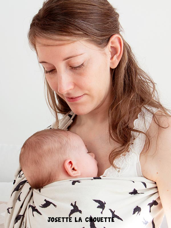 Écharpe réglable enveloppant pour bébé Porte-bébés écharpe souple pour  nouveau-nés B